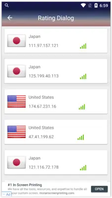 Super VPN android App screenshot 1